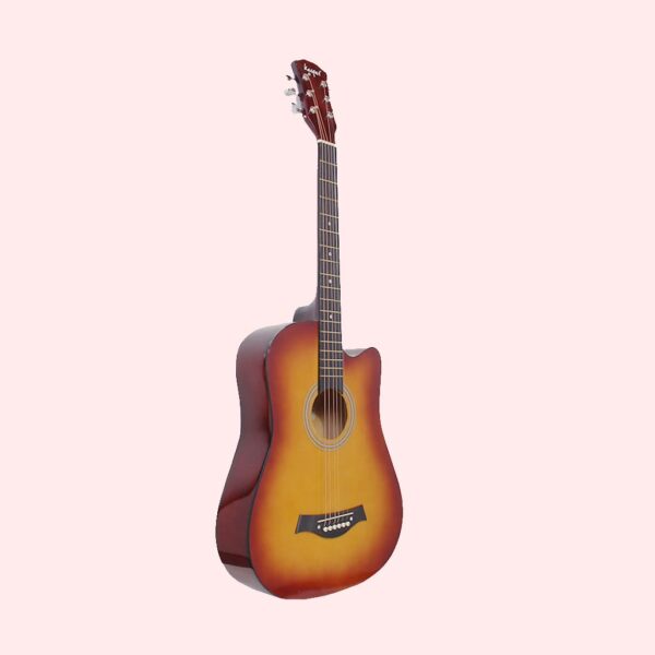 Kaspar 38-Inch Acoustic Guitar – Sunburst Finish - Image 2